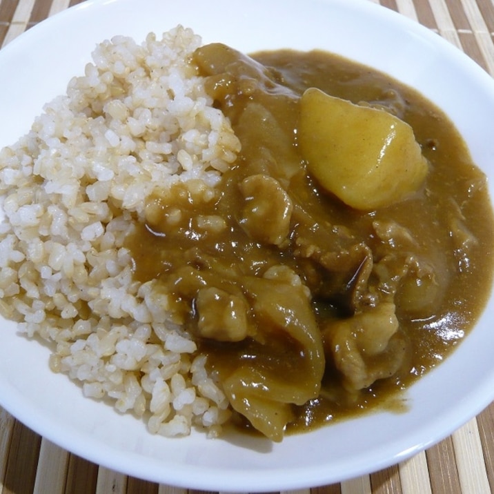 隠し味はきな粉、カレーライス